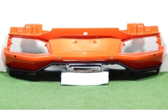 กันชนหลังแท้ Lamborghini สำหรับ Lamborghini LP700-4 Aventador สีส้ม Arancio Argos แท้มือสอง (สินค้าพรีออเดอร์จากประเทศญี่ปุ่นใช้เวลาจัดส่ง 25-30 วัน)