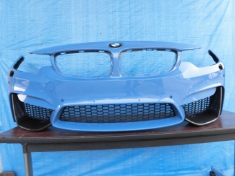กันชนหน้า BMW F80 F82 F83 สำหรับ M3 M4 ของแท้ติดรถ