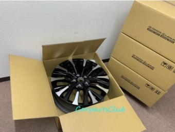 ฝาครอบดุมล้ออะลูมิเนียม Toyota 40 Series Alphard/Vellfire Executive Lounge 1919X7J 5H/120/40 ของแท้ ชุด 4 ชิ้น