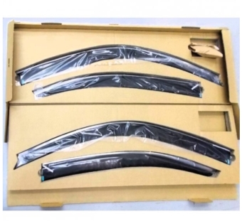 LEXUS Genuine LS460/LS600h USF40/45 กันลม กันฝน กระบังหน้าด้านข้าง คู่ซ้ายและขวา 4 ชิ้น LS40 Series ตัวถังมาตรฐาน LEXUS ปี 2006/09 - 2017/10 (Pre-order product, takes 25-30 days by ship)