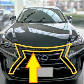 LEXUS Genuine RADIATOR GRILLE LOWER MOLDING คิ้วกระจังหน้า LEXUS NX200 NX300 AGZ10/15 AYZ10/15 ปีPeriod ถึง 2017/08 (Pre-order product, takes 25-30 days by ship)