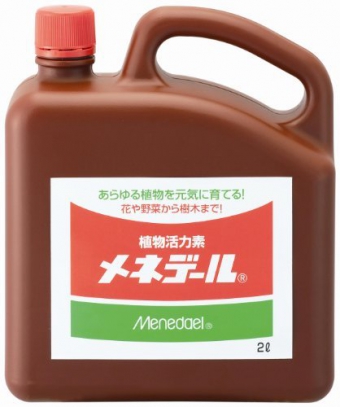 Menedael 2L (メネデール) 2L เมเนเดล ขนาด2ลิตร (Menedael 2L) น้ำยาเร่งราก ฟื้นฟูต้นไม้ ปลอดภัย ไม่ใช่สารเคมี สินค้านำเข้าจากญี่ปุ่น 2ลิตร x 1 แกลลอน