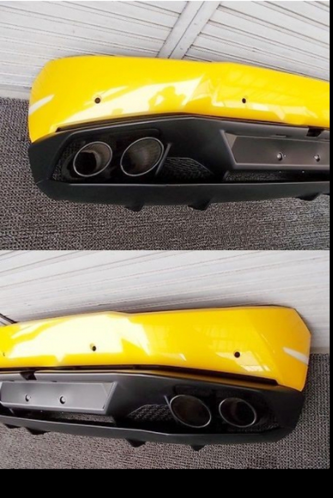 Lamborghini ลัมโบร์กีนีอูรากันคูเป้ LP610-4 กันชนหลังแท้ สปอยเลอร์พร้อมตัวตัดท่อไอเสีย