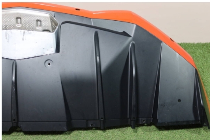 กันชนหลังแท้ Lamborghini สำหรับ Lamborghini LP700-4 Aventador สีส้ม Arancio Argos แท้มือสอง (สินค้าพรีออเดอร์จากประเทศญี่ปุ่นใช้เวลาจัดส่ง 25-30 วัน)