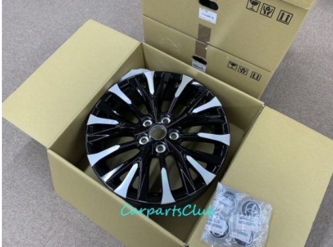 ฝาครอบดุมล้ออะลูมิเนียม Toyota 40 Series Alphard/Vellfire Executive Lounge 1919X7J 5H/120/40 ของแท้ ชุด 4 ชิ้น
