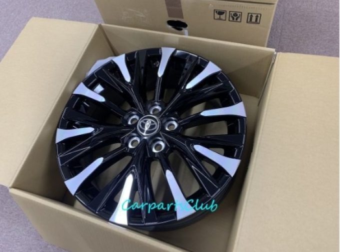 ฝาครอบดุมล้ออะลูมิเนียม Toyota 40 Series Alphard/Vellfire Executive Lounge 1919X7J 5H/120/40 ของแท้ ชุด 4 ชิ้น