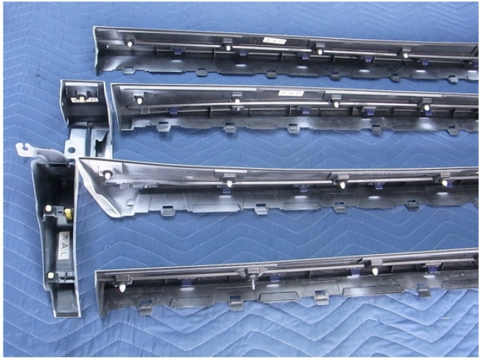 บังโคลนข้าง กาบข้าง 30 series Alphard S type gold Vellfire Z Golden Eyes ของแท้ 1ชุดต่อคัน 070 white pearl