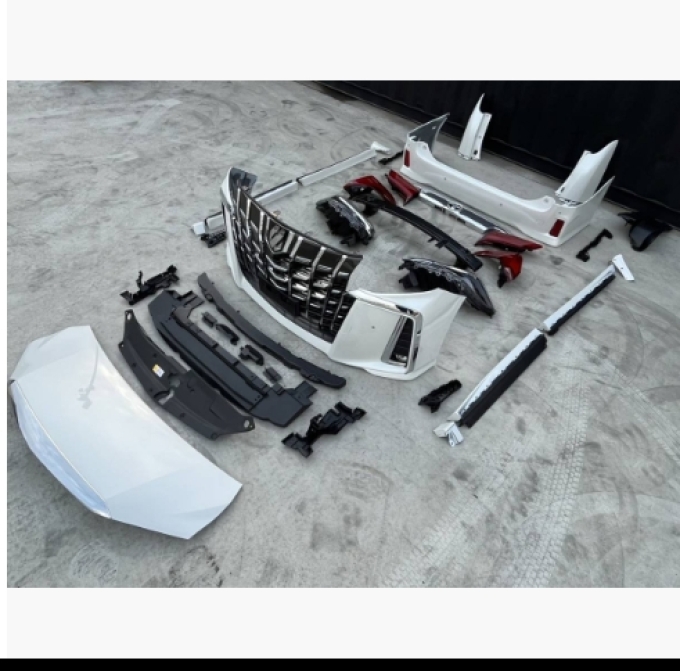 Alphard 30 ซีรีส์ ปลายรุ่น SC ชุดแต่ง หน้า/ข้าง/หลัง/ไฟหน้า/ไฟท้าย/ชุดกันชนหลัง AGH30W 070 ถอดออกจากรถใหม่ (สินค้าพรีออเดอร์จากประเทศญี่ปุ่นใช้เวลาจัดส่ง 25-30 วัน)