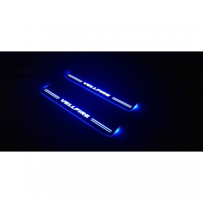 กาบบันได Scuff plate Vellfire Series20 สินค้ามีสต็อคอยู่ที่จังหวัดชิบะ สินค้าทุกรายการพร้อมส่งทันที ชุด 4 ชิ้น