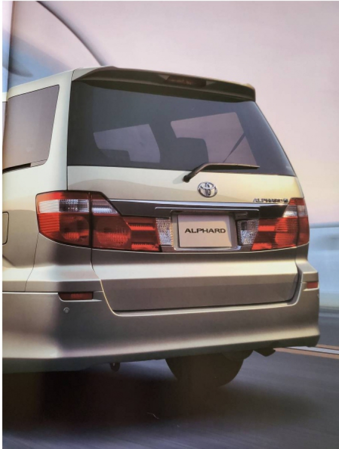 2 ไฟท้าย Toyota Alphard 10 ตัวแรก ปี 2002-2004  สินค้าสภาพดี คู่ซ้าย ขวา